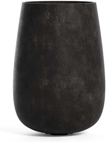 Mondo High Tall Fiberglass Planter, Indoor/Outdoor by Cosapots