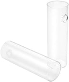 JEUIHAU 8 PCS 5.9 in x 1.85 in Glass Wall Mounted Planters, Wall Glass Tube Plant Holder, Clear Flower Vases Hanging, Propagation Containers for Hydroponics Plants, Garden Decor - Image 7