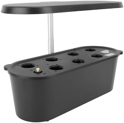 Hydroponics Growing System, 7 Pods Indoor Garden, Germination Kit with 24W LED Light, Pump System, Automatic Timer, Water Cycle, Smart Modes for Home Kitchen Gardening (Black) - Image 4