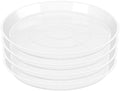 OUPSAUI 4 Pack Clear Plant Saucer 4 6 8 10 12 14 16 18 20 22 Inch Plant Trays for Pots, Plastic Extra Large Planter Saucers for Outdoors Indoors, Drip Catcher Water Tray for Plants (22 Inch) by OUPSAUI