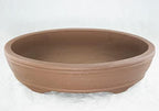 Oval Yixing Zisha Bonsai Pot, Cactus & Succulent Planter + Mesh - 14"x 10.5"x 3.25" (858-14/16) by Unknown