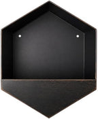 RAZ Imports Urban Collection Wall Planter Box Rustic Metal Hanging Hexagon Succulent Cactus Air Plant Decorative Indoor or Outdoor 9.5" - Image 3