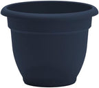 Bloem Ariana 16" Plastic Self-Watering Planter, Navy, 2-Pack - Image 7