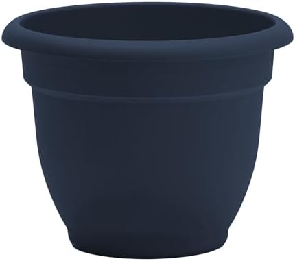 Bloem Ariana 16" Plastic Self-Watering Planter, Navy, 2-Pack - Image 7