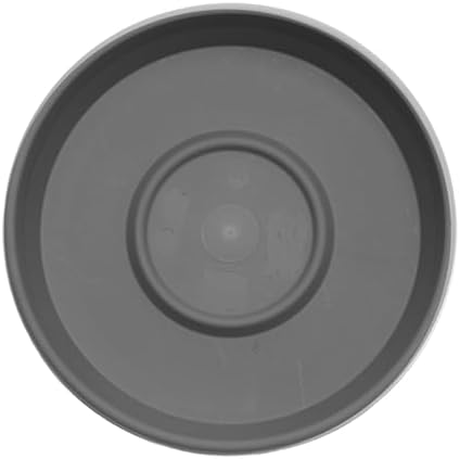 Bloem Terra 24" Round Plastic Plant Saucer, Lightweight UV-Resistant Indoor/Outdoor Flower Pot Tray - Fits 24-inch Planter Pots, Charcoal, 2-Pack - Image 4
