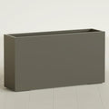 Greenline Alice Tall Rectangular Fiberglass Planter, Outdoor Planter Box by GreenlinePlanters