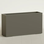 Greenline Alice Tall Rectangular Fiberglass Planter, Outdoor Planter Box by GreenlinePlanters