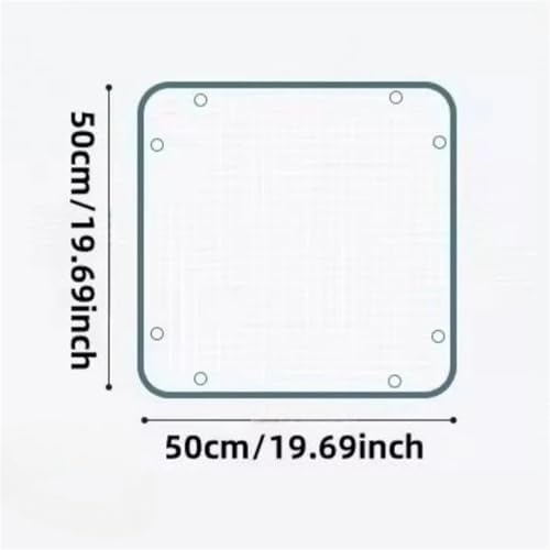 2 PCS Plant Repotting Square Mat Waterproof Transplanting Bonsai Mud Prevention(50x50cm) - Image 2
