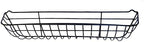 55in Steel Window Hayrack Planter PVC Coated Black 55in x 12in x 12in by GardenArtisans