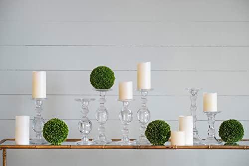 A&B Home Decorative Balls Artificial Green Plant - 6" Green Boxwood Ball Topiary, Decorative Orbs Bowl Vase Filler, Table Centerpiece Decor, Housewarming Gifts, Set of 2 - Image 3
