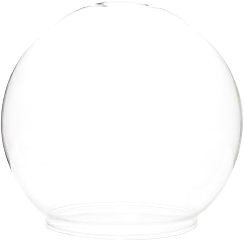Plymor 6" x 7" Glass Display Dome Globe Cloche (no Base), Pack of 2 by Plymor