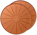 WeatherTech 15" Plant Mats/Coasters - for Floor Protection from Planter Spills, leaks and Soil (8A15CST2PKTC)- Terra Cotta (2-Pack) by WeatherTech