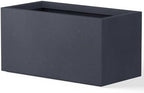 Kante Rectangular Charcoal Concrete Planter 23" L 12" H Home & Outdoor by Unknown