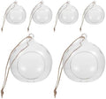 6 Piece Glass Globe Hanging Tealight Holder for Holiday Decor by TIDTALEO