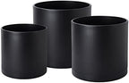 D'vine Dev 3-Pack Plastic Pots & Saucers, 10/12/14 in, Black, 74-V-B-6 by DvineDevPlanterPotsandStand