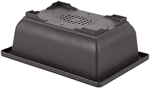 SEUNMUK 25 PCS 6.5 Inch Plastic Bonsai Training Pots,Thicken Rectangular Plastic Growing Pots, with 25 Trays for Garden, Bonsai Plants Growing Pot for Home, Office, Balcony, Garden and Yard - Image 5