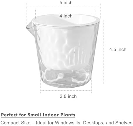 4.6 Inch Self Watering Plant Pots for Indoor Plants 16 Packs African Violet Pot, Self Watering Planters for Herb, Orchid, Devil's Ivy, Flower Houseplant Planters, Clear Plant Pots, White - Image 5