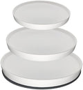 Yukfona Ceramic Plant Saucer Pot Tray 6、8、10 Inch White, Planter Saucers for Indoors Outdoor, Durable Sturdy Flower Drainage drip Water Tray for Glazed Pots Base by YUKFONA