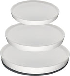 Yukfona Ceramic Plant Saucer Pot Tray 6、8、10 Inch White, Planter Saucers for Indoors Outdoor, Durable Sturdy Flower Drainage drip Water Tray for Glazed Pots Base by YUKFONA