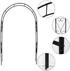 Iron Pergola Garden Arch 7Ft H x 4.1Ft W for Rose & Climbing Vines - Image 5