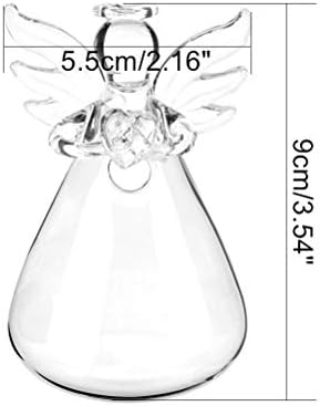 Sziqiqi Glass Guardian Angel Hanging Bud Vase, Plant Containers, 12Pcs - Image 5