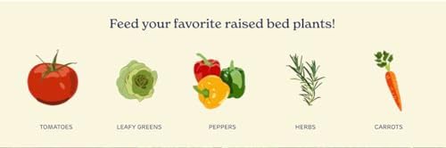 True Organic Raised Bed Food – Organic Fertilizer for Herbs, Flowers, Vegetables & Fruits – 4lb Bag Covers 30 Sq. Ft.- Case of 6 - Image 2