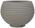 ECOBO 13.4 inches Eco-Friendly Round Pot Planter, HeliconiaIndoor/Outdoor use, Durable, Versatile & Lightweight, Designed by Brazilian Artisans, Contemporary All-Weather Design – Gray Granite by Unknown
