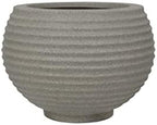 ECOBO 13.4 inches Eco-Friendly Round Pot Planter, HeliconiaIndoor/Outdoor use, Durable, Versatile & Lightweight, Designed by Brazilian Artisans, Contemporary All-Weather Design – Gray Granite by Unknown
