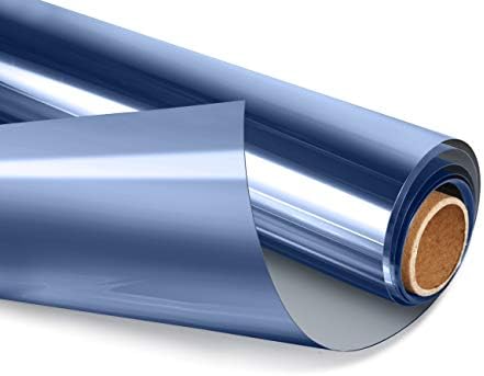 HIDBEA One Way Privacy Window Film,Heat Blocking, Blue,23.6in x 6.5ft by HIDBEAWindowFilm