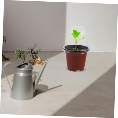 Kisangel 50sets Pet Material Plant Starter Pot Flower Pot Drainage Reusable Outdoor Garden Planter - Image 3