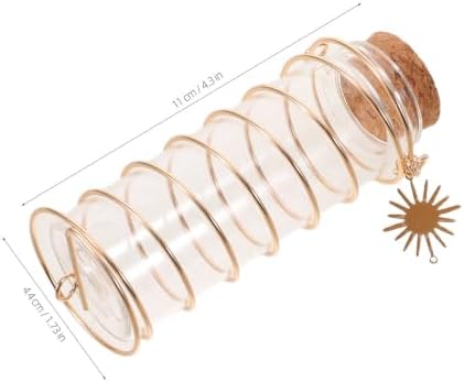 Glass Plant Propagation Station with Suncatcher 4pcs Boho Wall Mounted - Image 2