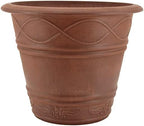 PSW ME36TC Western Weave Planter, 14 by 11.5-Inch, Terra Cotta Color by PSW