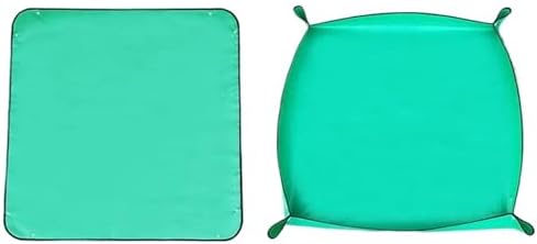 2 PCS Flower Pots Planting Mat Waterproof Transplanting Mats Foldable PE Plant Repotting Gardening(75 * 75cm) by Unknown