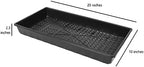 SUNPACK 10" x 20" Heavy Duty Mesh Plastic Seed Starting Tray, Black, 2.3" (Pack of 30) - Ensures Water Drainage and Aeration, Perfect for Greenhouses or Indoor Gardening - Image 4