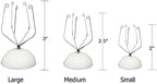 10 Pack Wall Mount Air Plant Holder (Adhesive tape,Stainless Steel Tillandsia Air Plant Planter)A Unique Set of Air Plant Containers for Creating Tillandsias Art Display On Wall (Medium) - Image 6