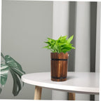 GALPADA Wooden Planter for and Vegetables Natural Wood Flower Pot for Indoor and Outdoor Home Decoration Container for Patio and Balcony - Image 6