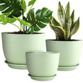 YNNICO Plant Pots 12/10/9 inch Set of 3, with Multi Mesh Drainage Holes by AFamilyofGardenLovers