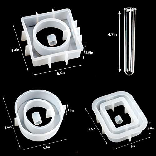 Resin Molds Silicone for Vase Silicone Mold Epoxy Resin Mold (3 Shapes) - Image 7