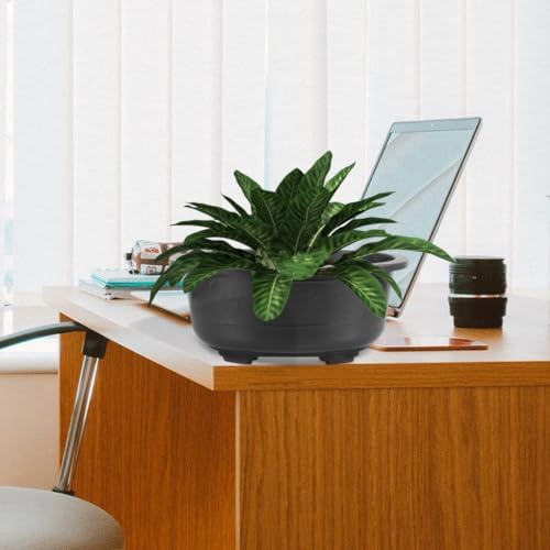 DOITOOL 2pcs Bonsai Training Pot - 17 Inch Pots for Plants with Drainage Hole - Black Bonsai Pots Plastic Planter for Garden, Yard, Office, Living Room, Balcony and More - Image 7