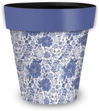 Briarwood Lane Everyday Planter 11.75 x 11 x 11 Blue and White Floral by BriarwoodLane