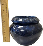Blue 3.75" Opening Urn Shaped Self Watering Planter - Image 2