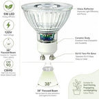 GU10 LED Grow Light Bulb, Dimmable Full Spectrum for Indoor Plants - Image 5