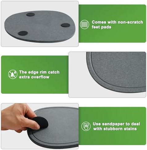 6 8 10 Inch 6 Pack Diatomite Plant Saucers for Indoors, Plant Drip Tray - Image 6