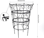 Large 24.6"x17" Peony Support Rings - Metal Plant Support - Image 2