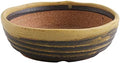 Wazakura Shigaraki Series Yellow Dust Stripe Glazed Ceramic Bonsai Pot by WazakuraJapan