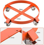 1000Lb Heavy Duty Rolling Dolly Planter Caddy - 4 Caster Wheels Round Drum Dolly, for Potted Plants & Drums (1 Pack) - Image 5