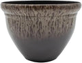 The HC Companies Pizzazz Decorative Round Flower Pots w/Ceramic Look - UV-Resistant Decorative Pot for Outdoor & Indoor Plant Pots - Modern Planter for Flower, Herbs (20” Foggy Gray, Pack of 1) by TheHCCompanies