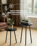 Plant Stand Indoor 2 Pack: Plant Stand Round Plant Table for Indoor - Image 6