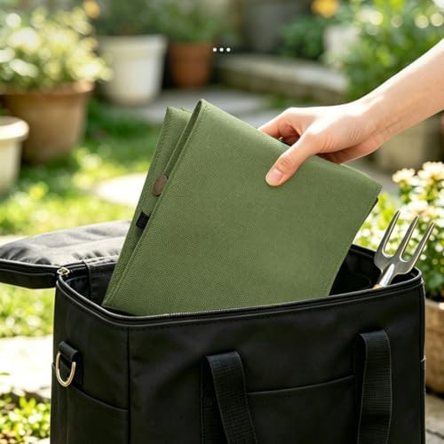 Plant Repotting Mat Green Oxford with Raised, Green - Image 5