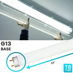 LUXRITE F17T8/850 17W 24 Inch T8 Fluorescent Tube Light Bulb, 5000K, 4-Pack - Image 3